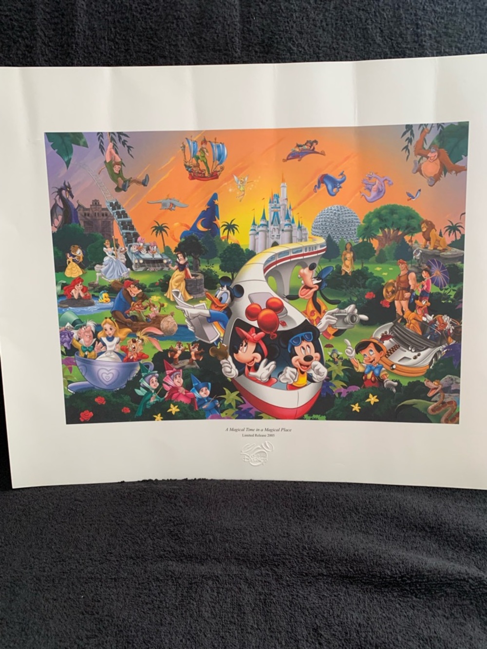 2005 Limited Release Disney Lithograph with Various Characters - Picture 9 of 12